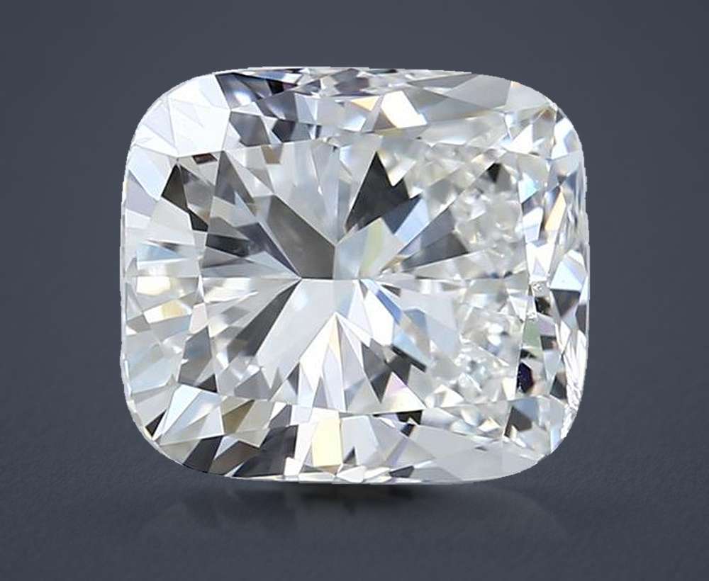 4.02 Carat Cushion Natural Diamond