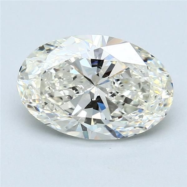 2.51ct J VS1 Rare Carat Ideal Cut Oval Diamond