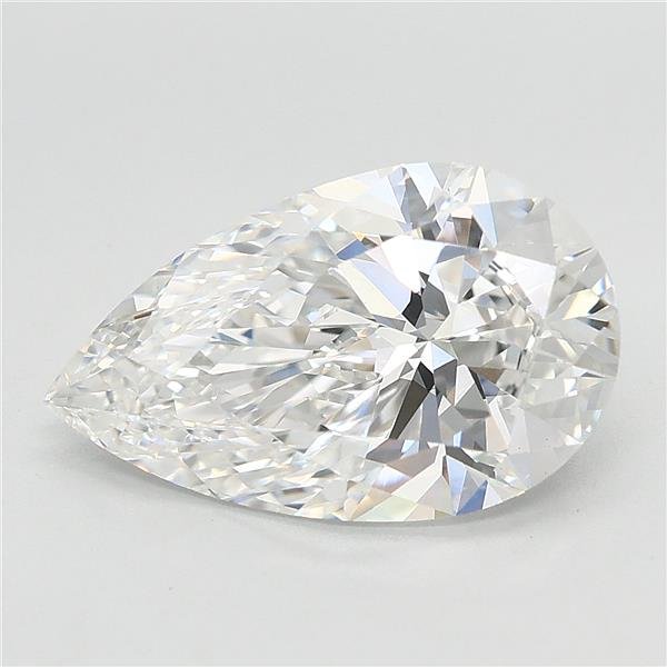 2.55ct F VVS2 Rare Carat Ideal Cut Pear Lab Grown Diamond