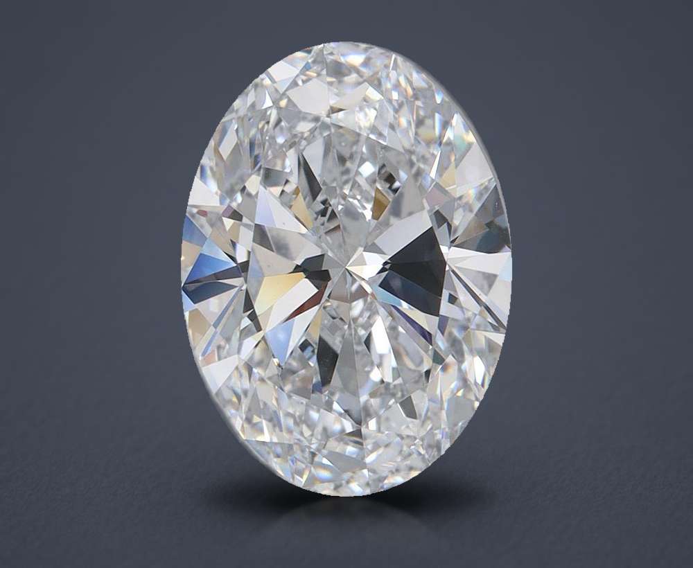 3.97 Carat Oval Lab Diamond