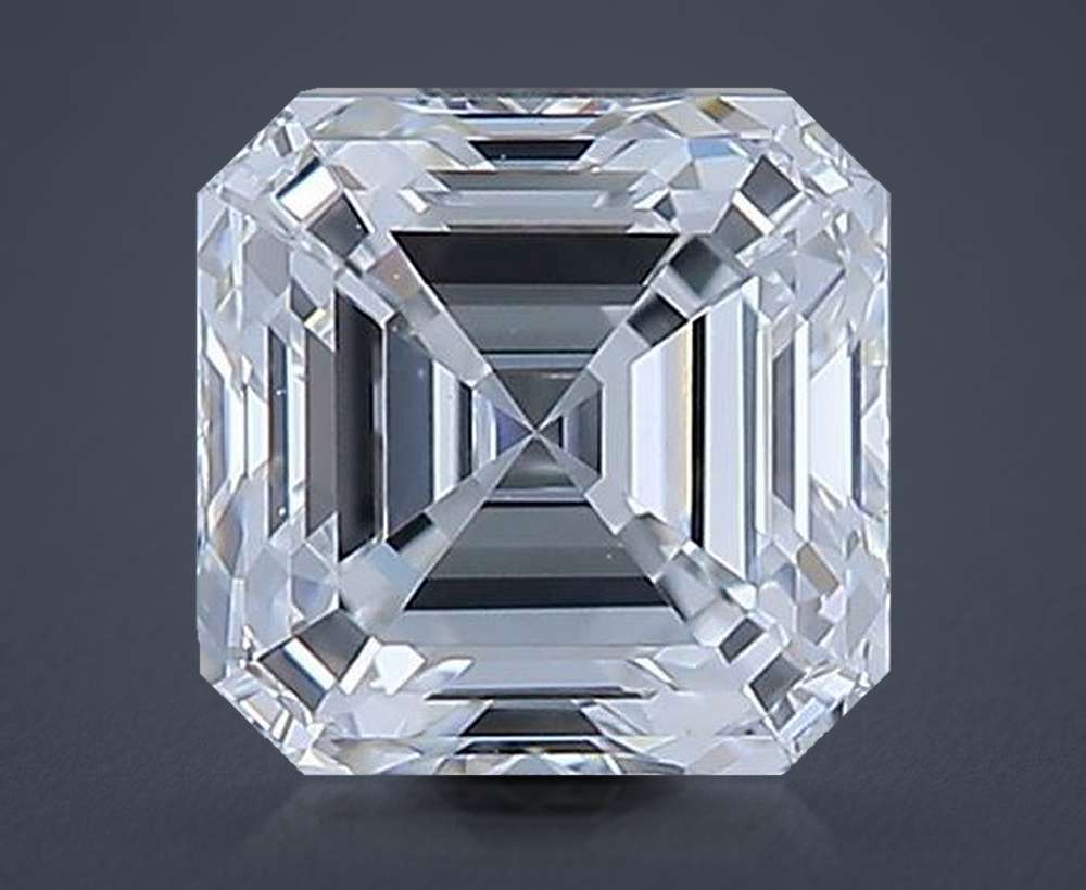 0.74 Carat Asscher Natural Diamond