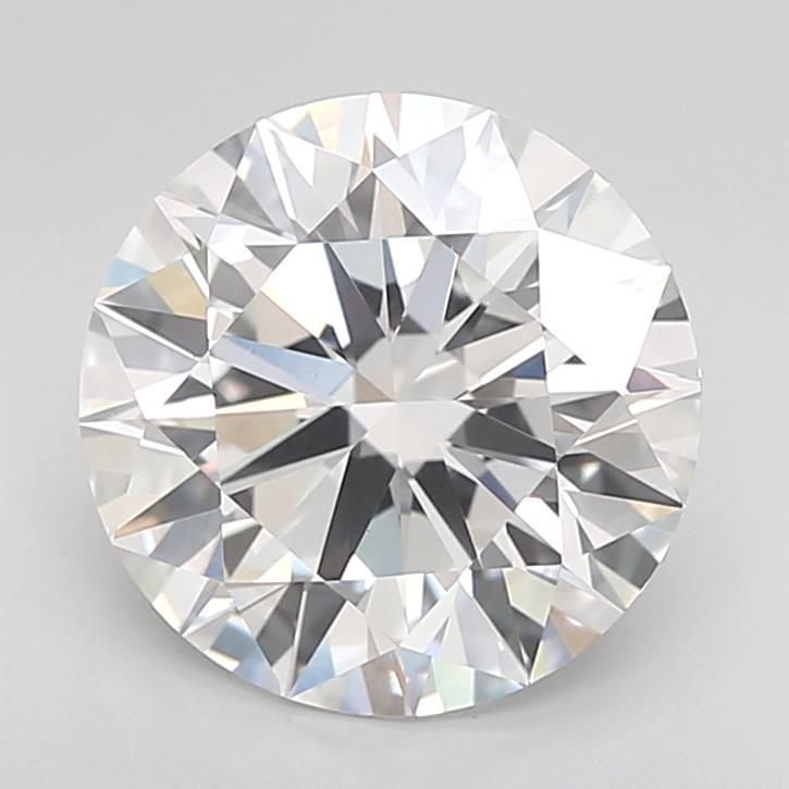 3.28ct E VVS2 Rare Carat Ideal Cut Round Lab Grown Diamond
