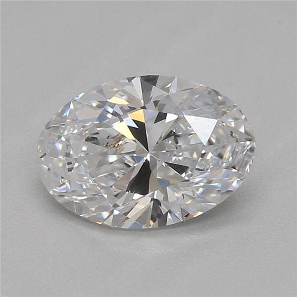 0.70ct D SI1 Rare Carat Ideal Cut Oval Lab Grown Diamond