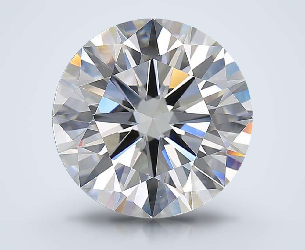 6.10 Carat Round Natural Diamond