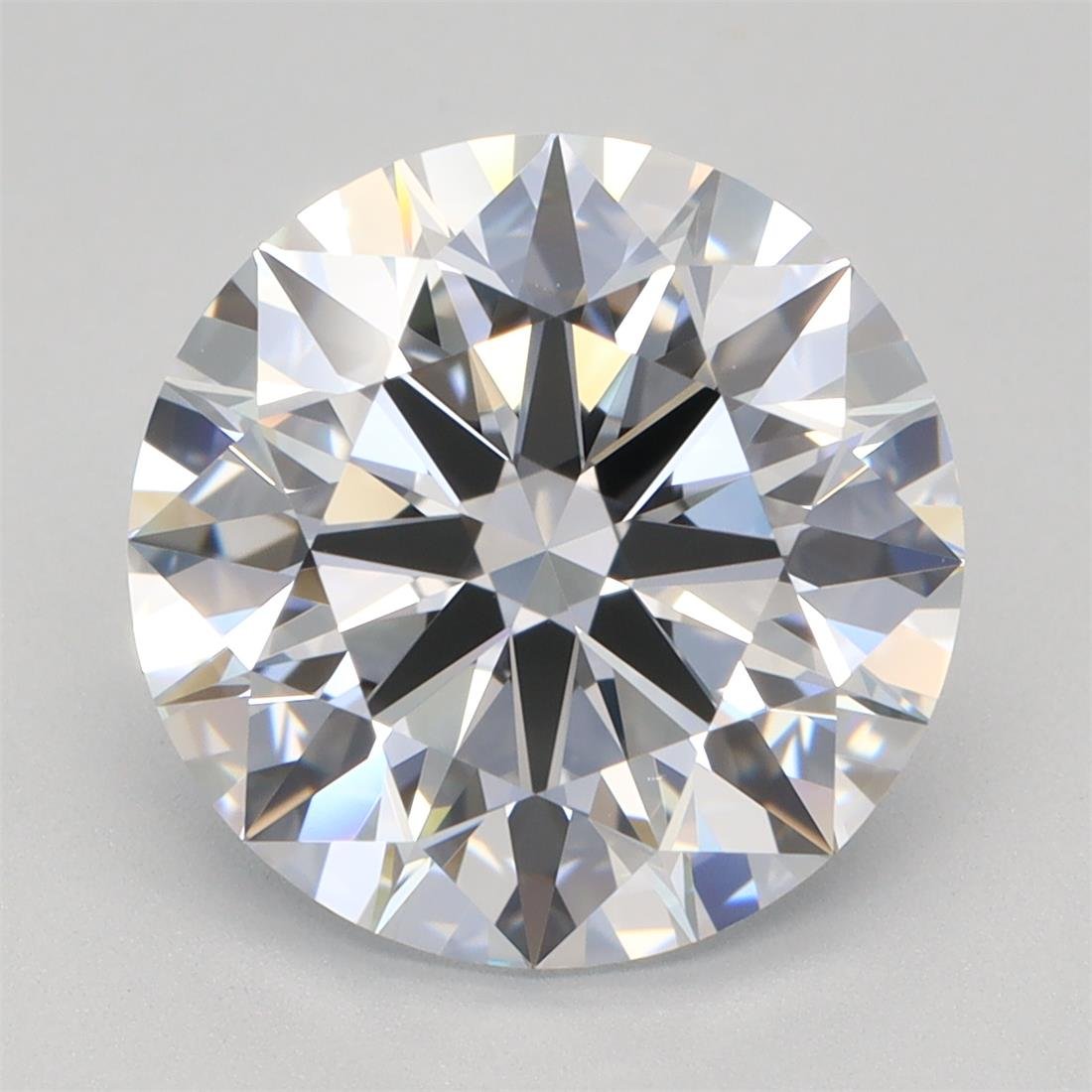 3.43ct F VVS1 Rare Carat Ideal Cut Round Lab Grown Diamond