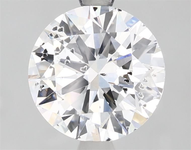 2.07ct E SI2 Excellent Cut Round Lab Grown Diamond