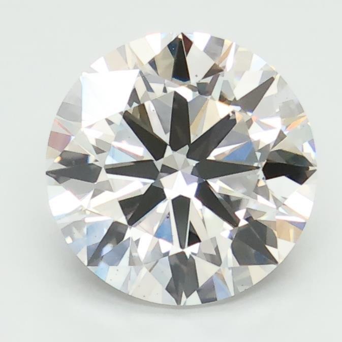 2.49ct D VS2 Rare Carat Ideal Cut Round Lab Grown Diamond