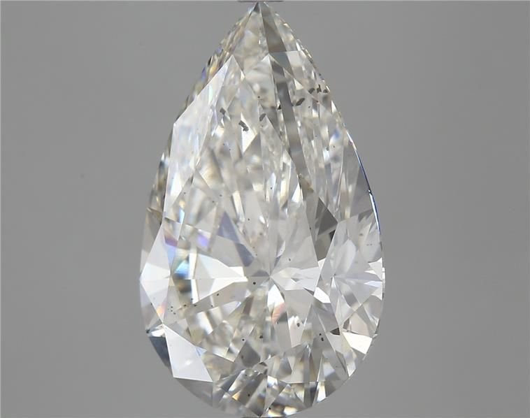 7.20ct H SI1 Rare Carat Ideal Cut Pear Lab Grown Diamond