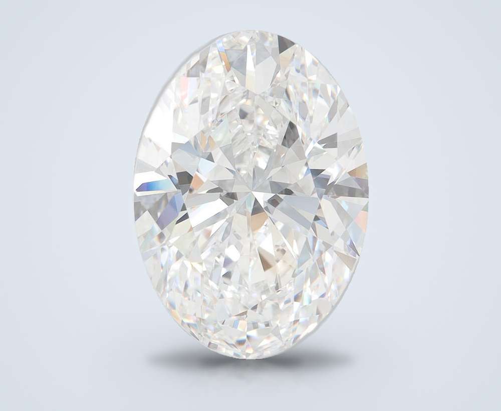 6.12 Carat Oval Lab Diamond