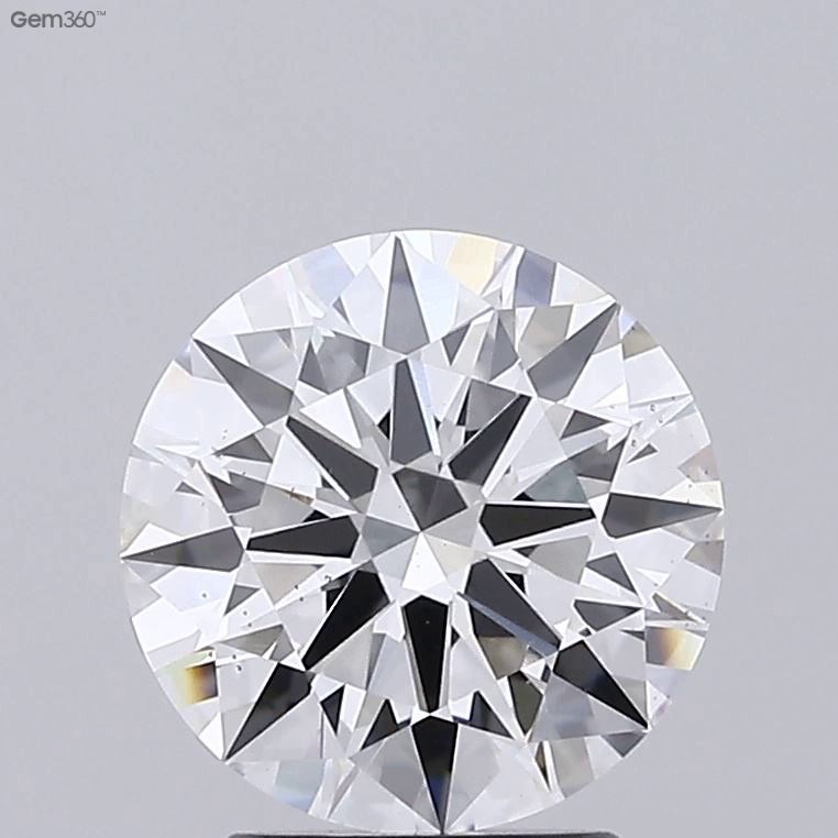 2.27ct D VS2 Rare Carat Ideal Cut Round Lab Grown Diamond