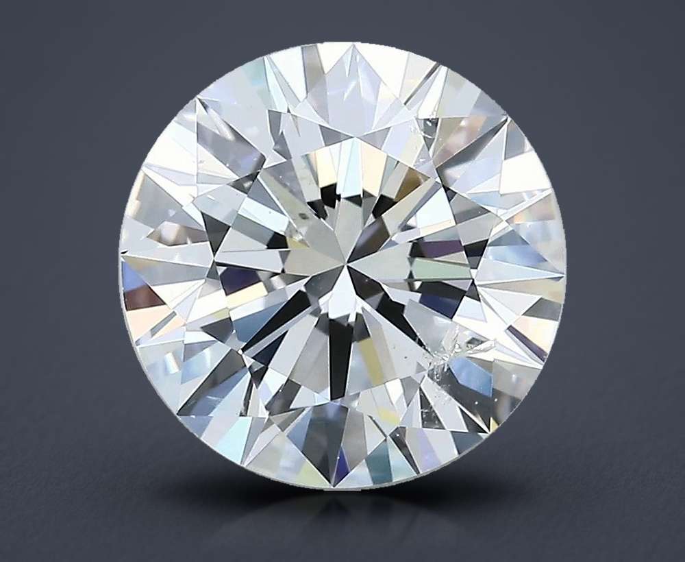 3.68 Carat Round Natural Diamond