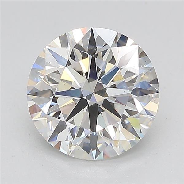 2.00ct D VS2 Rare Carat Ideal Cut Round Lab Grown Diamond