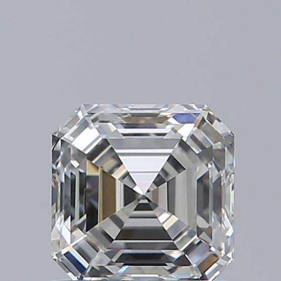 0.80ct H VVS1 Rare Carat Ideal Cut Asscher Diamond