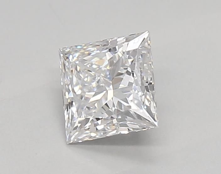 0.73ct D VVS2 Rare Carat Ideal Cut Princess Lab Grown Diamond