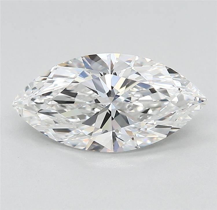 1.90ct F IF Rare Carat Ideal Cut Marquise Lab Grown Diamond