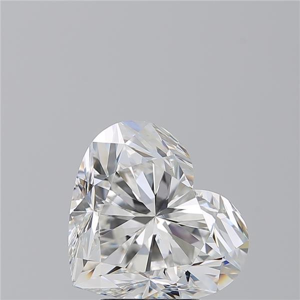 4.01ct G VS2 Rare Carat Ideal Cut Heart Diamond