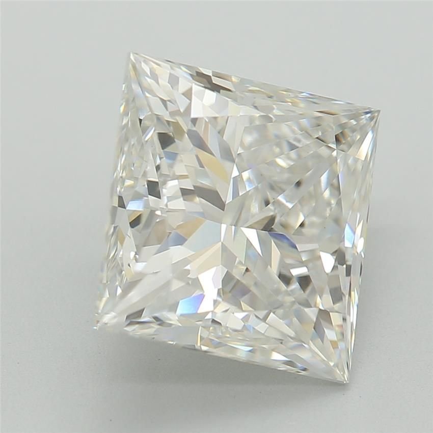 3.01ct F VS1 Rare Carat Ideal Cut Princess Lab Grown Diamond
