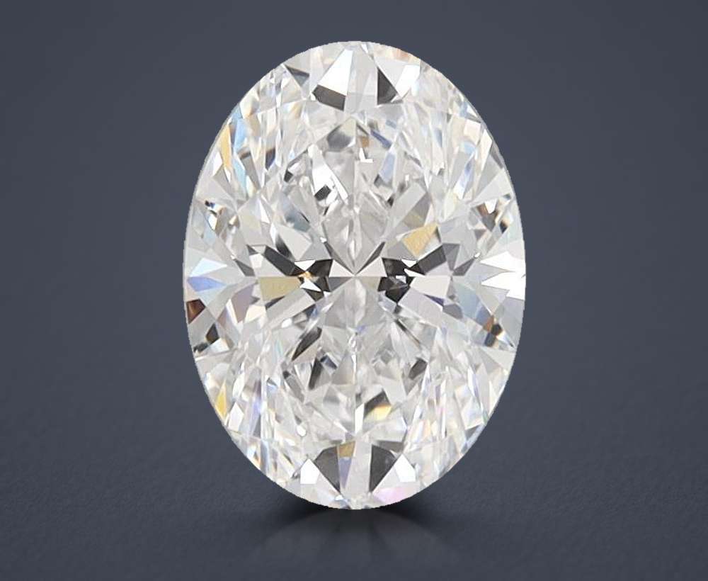 1.00 Carat Oval Lab Diamond