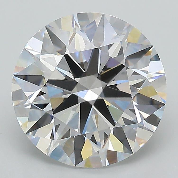 2.93ct D VS1 Rare Carat Ideal Cut Round Lab Grown Diamond