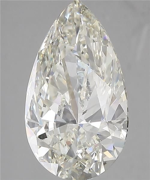 4.09ct I SI1 Rare Carat Ideal Cut Pear Diamond