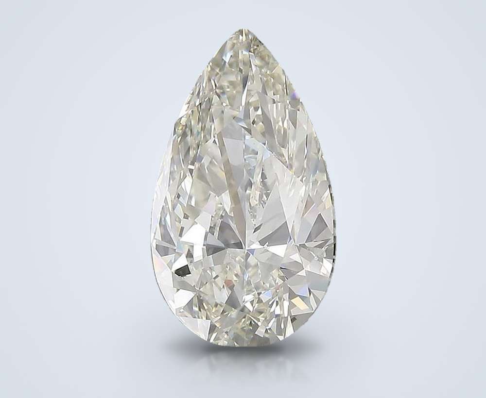 4.09 Carat Pear Natural Diamond