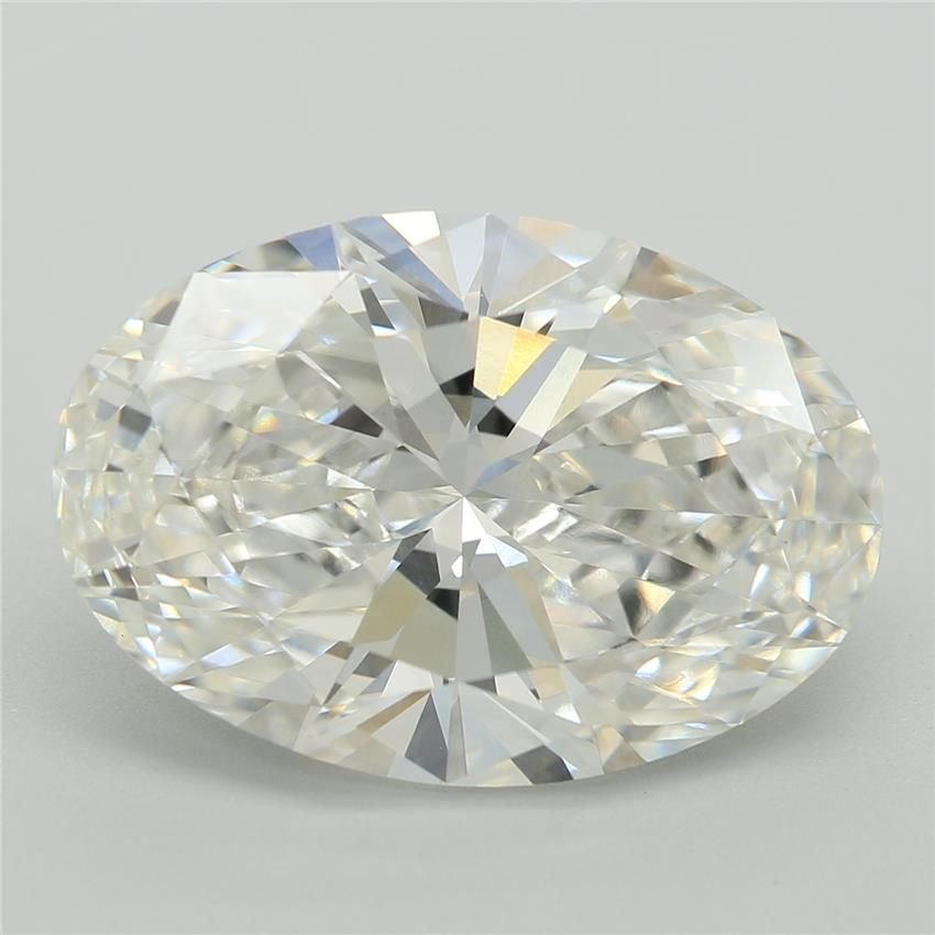 5.55ct F VVS2 Rare Carat Ideal Cut Oval Lab Grown Diamond