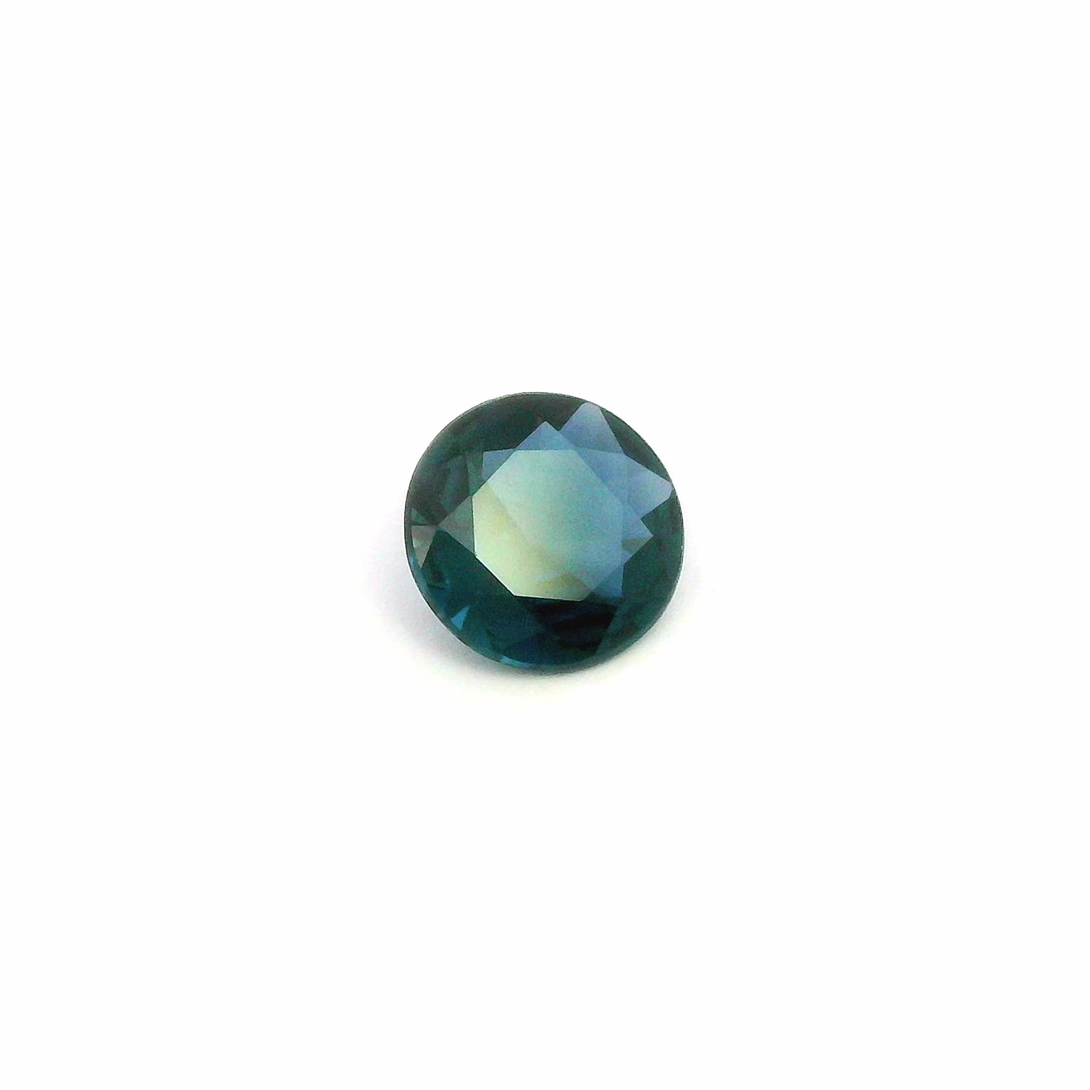 1.19 Carat Blue Round Sapphire