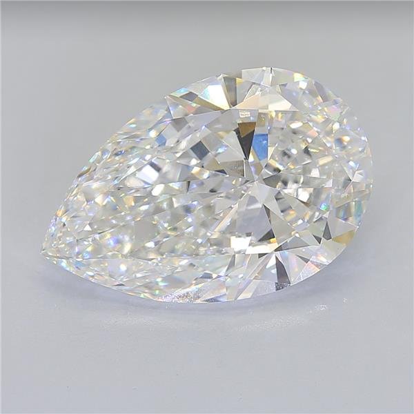 15.56ct F VS1 Very Good Cut Pear Lab Grown Diamond