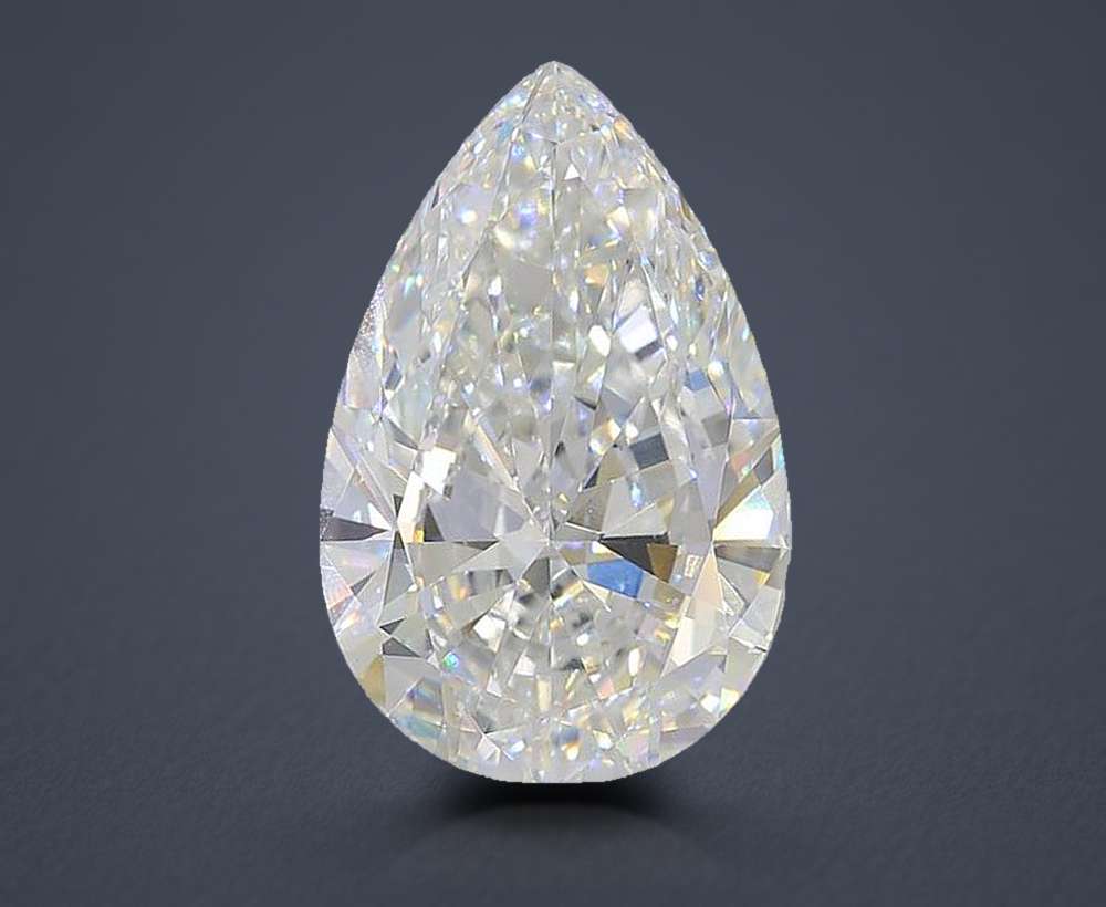 15.56 Carat Pear Lab Diamond