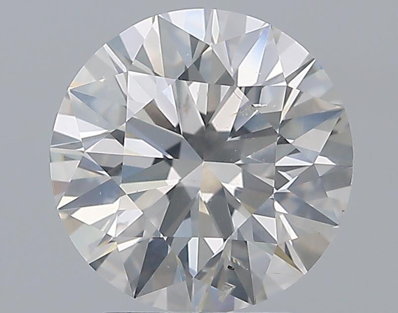 3.01ct F SI2 Rare Carat Ideal Cut Round Diamond