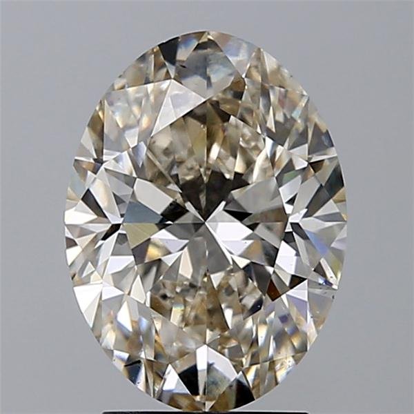 2.70ct K VS2 Rare Carat Ideal Cut Oval Diamond