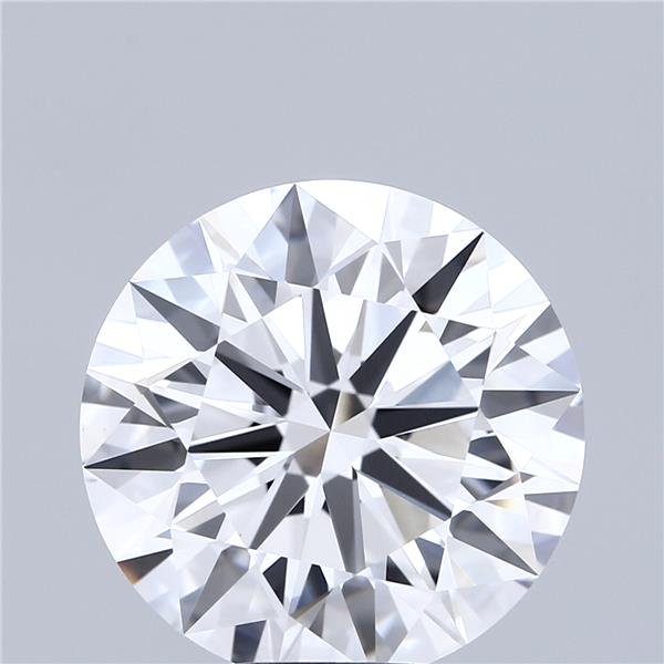 7.51ct D VVS2 Rare Carat Ideal Cut Round Lab Grown Diamond