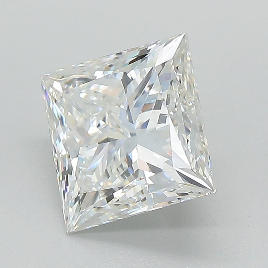 2.56ct G VVS2 Rare Carat Ideal Cut Princess Lab Grown Diamond