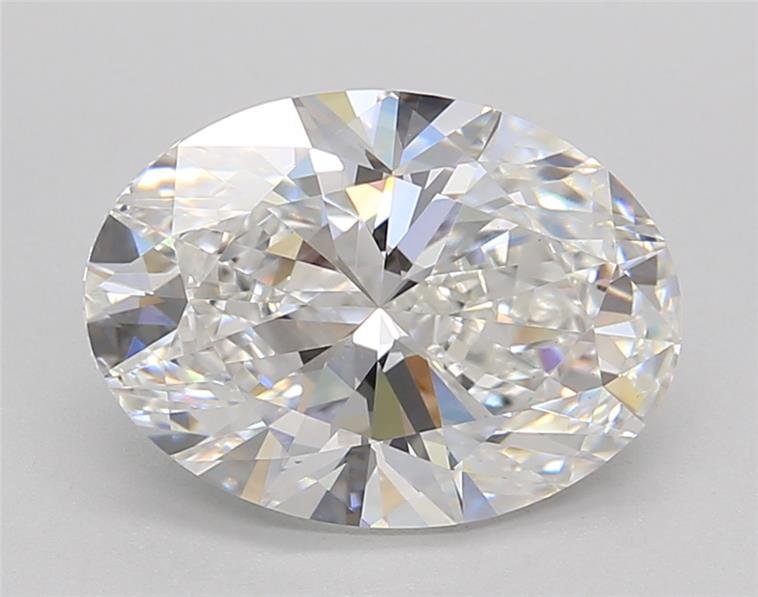 3.00ct E VVS2 Rare Carat Ideal Cut Oval Lab Grown Diamond