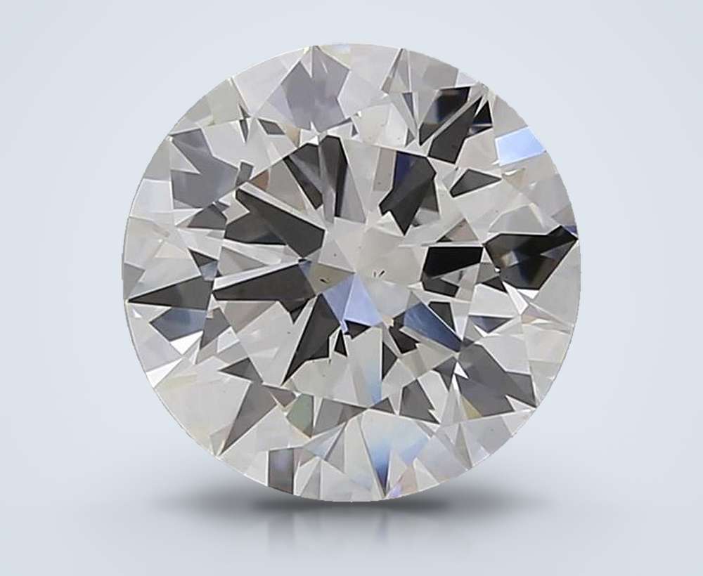3.41 Carat Round Lab Diamond