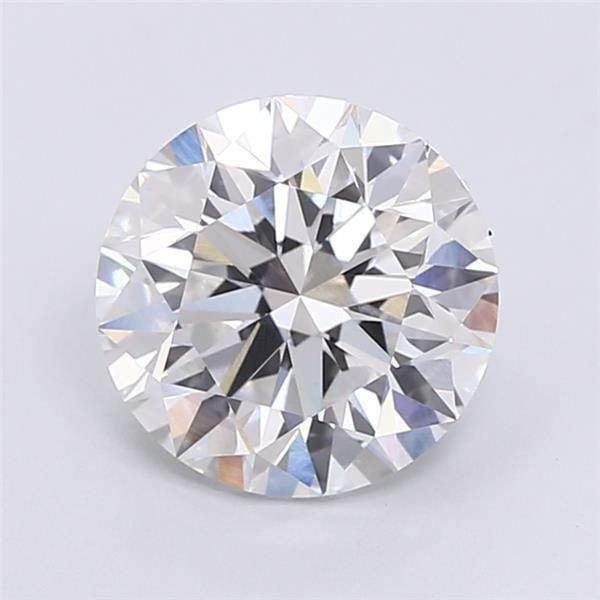 3.02ct E VVS2 Excellent Cut Round Lab Grown Diamond