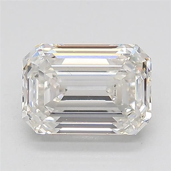 1.68ct H VS1 Rare Carat Ideal Cut Emerald Lab Grown Diamond