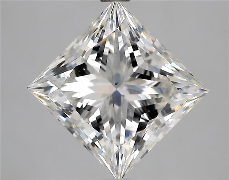 3.26ct H VS2 Rare Carat Ideal Cut Princess Lab Grown Diamond