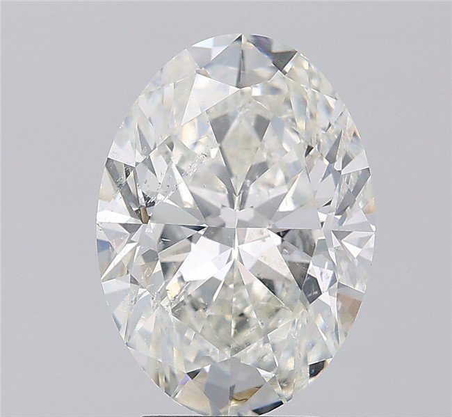 3.50ct I SI2 Rare Carat Ideal Cut Oval Diamond