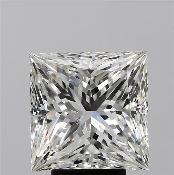 5.04ct I SI1 Rare Carat Ideal Cut Princess Diamond