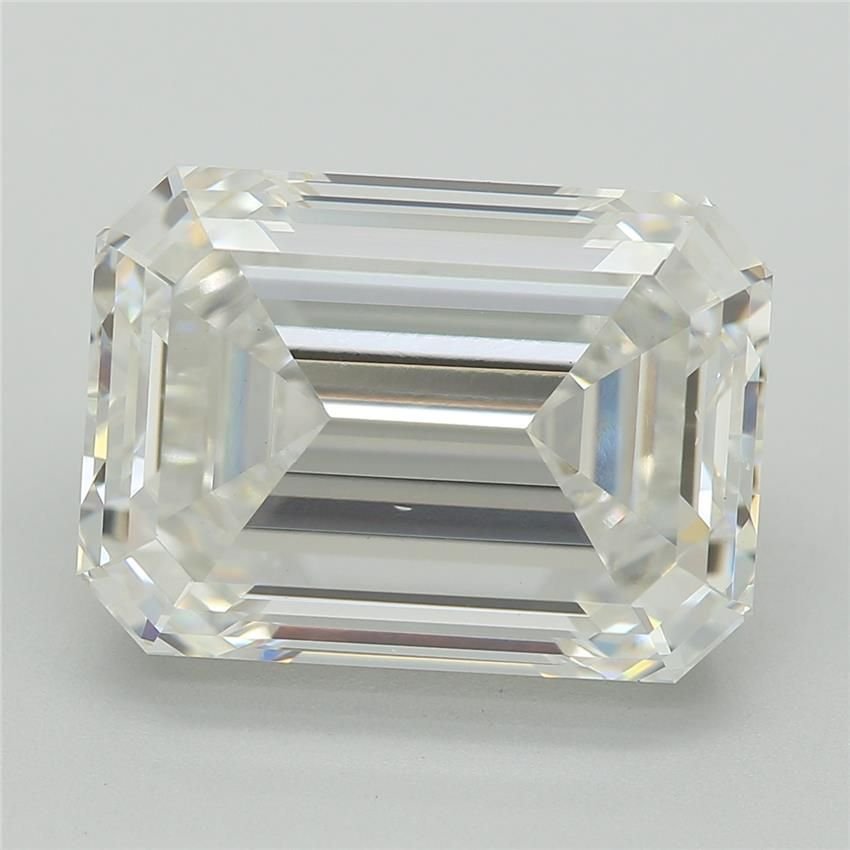 5.55ct F VS1 Excellent Cut Emerald Lab Grown Diamond