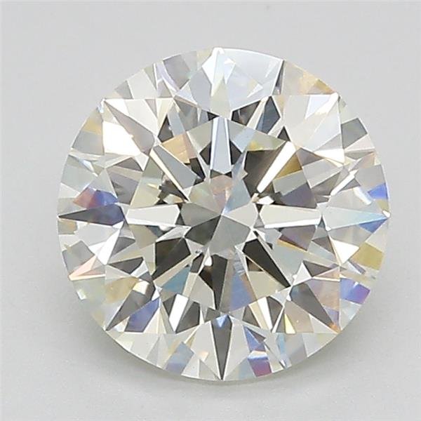 2.15ct J VS2 Rare Carat Ideal Cut Round Lab Grown Diamond