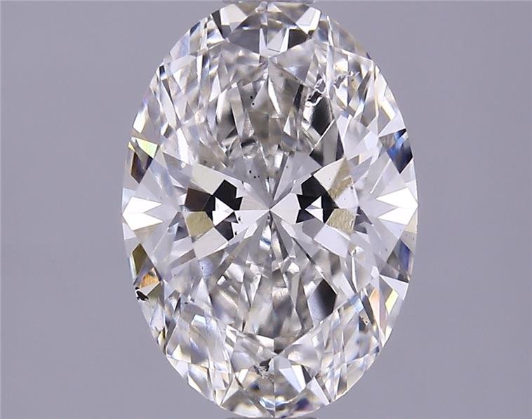 1.58ct H SI1 Rare Carat Ideal Cut Oval Lab Grown Diamond