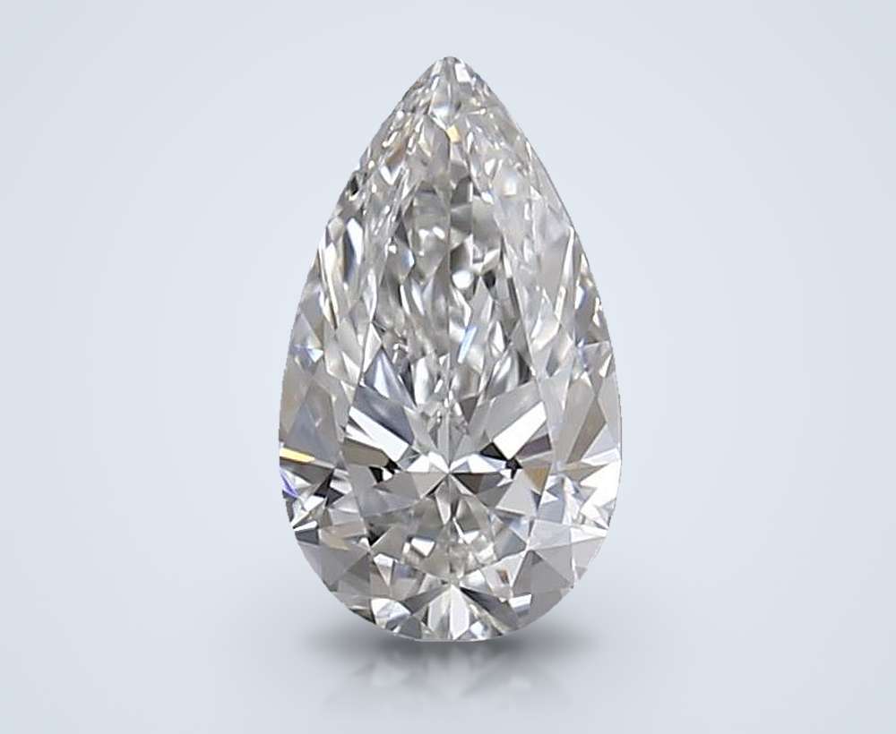 0.41 Carat Pear Natural Diamond