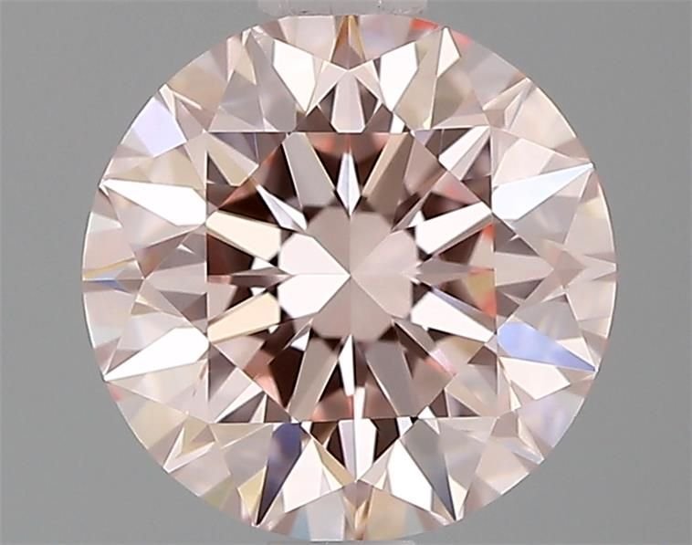 1.00 Ct. Fancy Intense Pink Round Lab Diamond