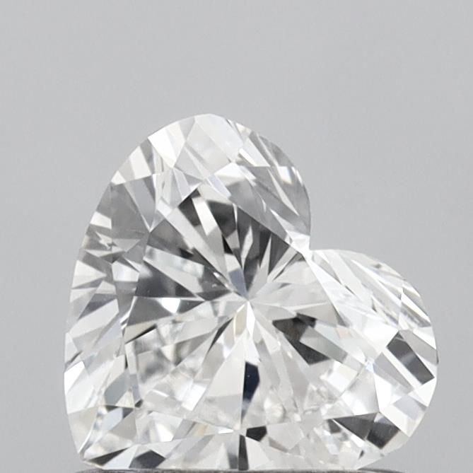 0.65ct F VS1 Rare Carat Ideal Cut Heart Lab Grown Diamond