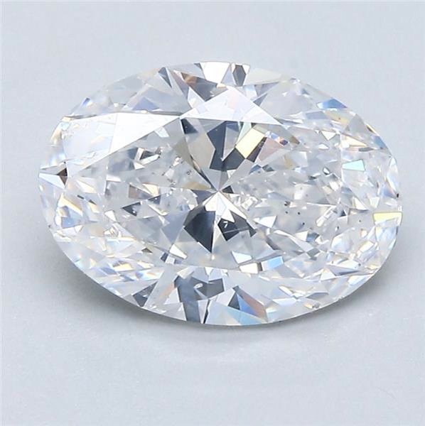 2.21ct D SI2 Rare Carat Ideal Cut Oval Diamond