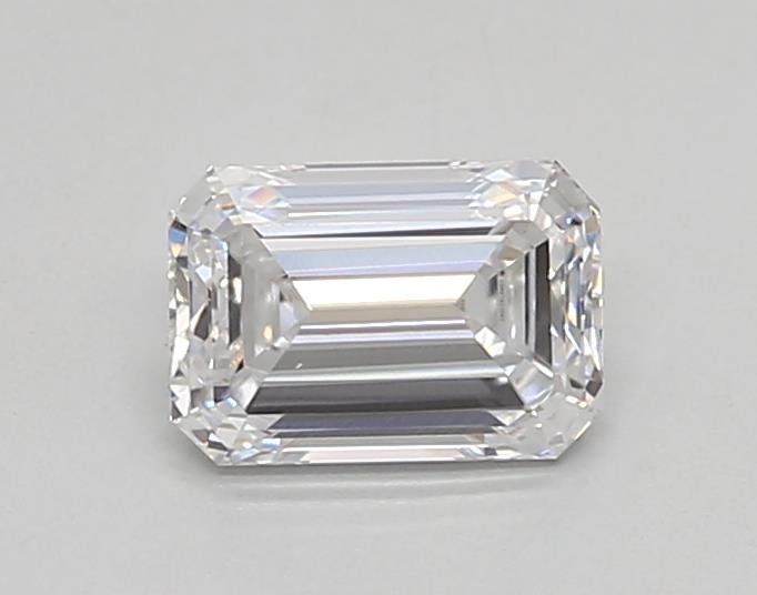 0.76ct D VVS2 Rare Carat Ideal Cut Emerald Lab Grown Diamond