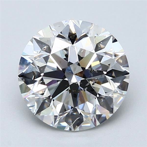 2.71ct F SI2 Excellent Cut Round Diamond