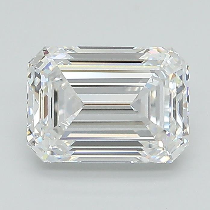 1.53ct D VS1 Rare Carat Ideal Cut Emerald Lab Grown Diamond